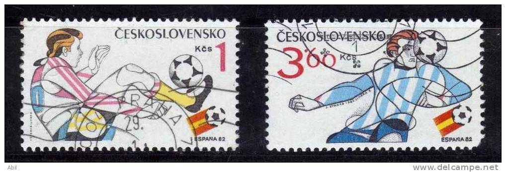 Tchécoslovaquie 1982 N°Y.T. : 2470 Et 2471 Obl. - Used Stamps