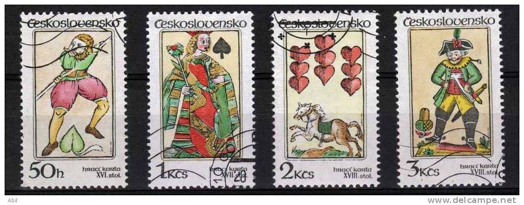 Tchécoslovaquie 1984 N°Y.T. : 2593 à 2596 Obl. - Used Stamps