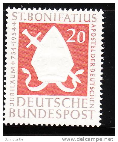 Germany 1954 Martyrdom Of Saint Boniface 1200th Anniversary MNH - Nuovi