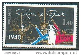 France 1980 - Général De Gaulle / Charles De Gaulle - MNH - De Gaulle (General)