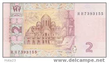 Ukraine -2 -Grivna 2004 Y- UNC - Ucraina