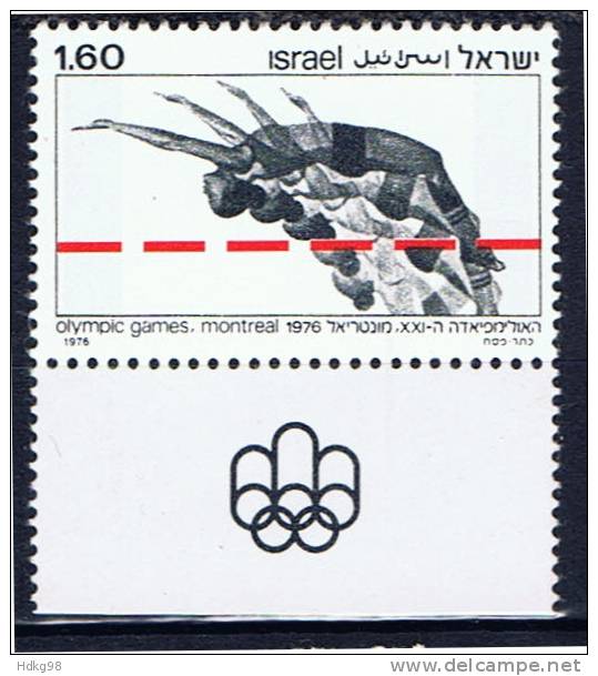 IL+ Israel 1976 Mi 672** Leichtathletik - Neufs (avec Tabs)