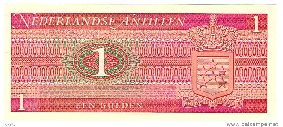 1 Gulden "Antilles Néerlandaises" 8 Septembre 1970  P20  UNC  Bc 72 - Antilles Néerlandaises (...-1986)