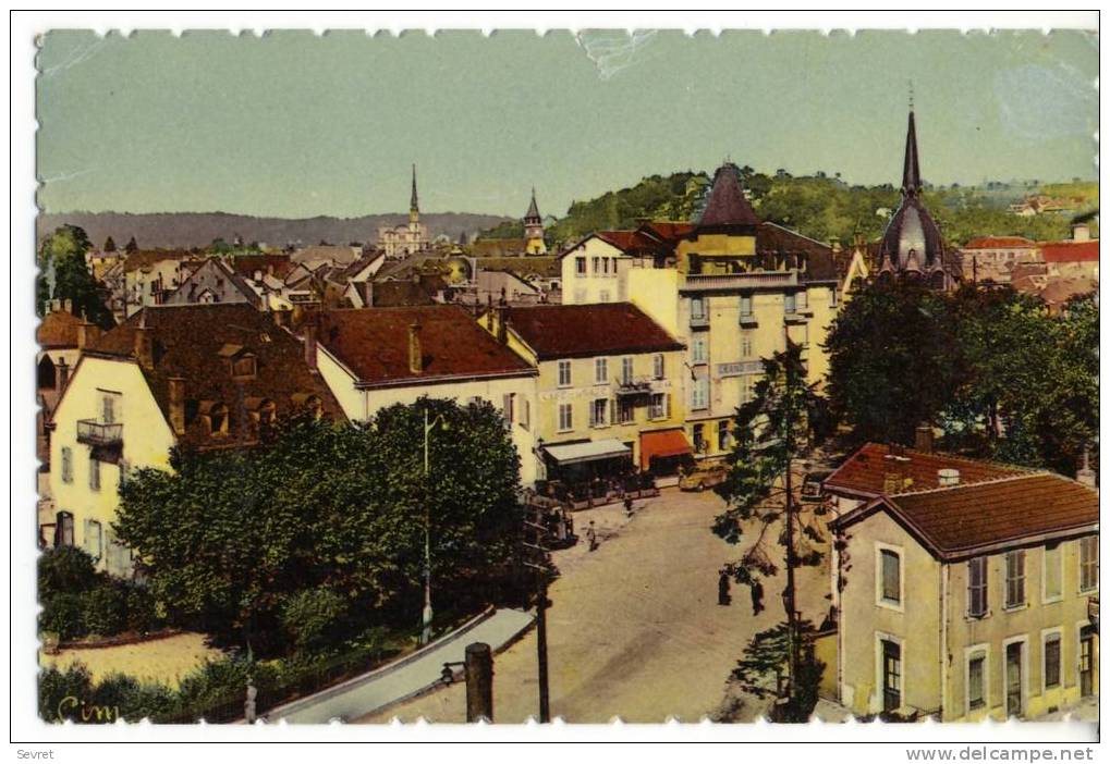 MONTBELIARD. -  Vue Générale. -  Place De La Gare.  CPSM - Montbéliard