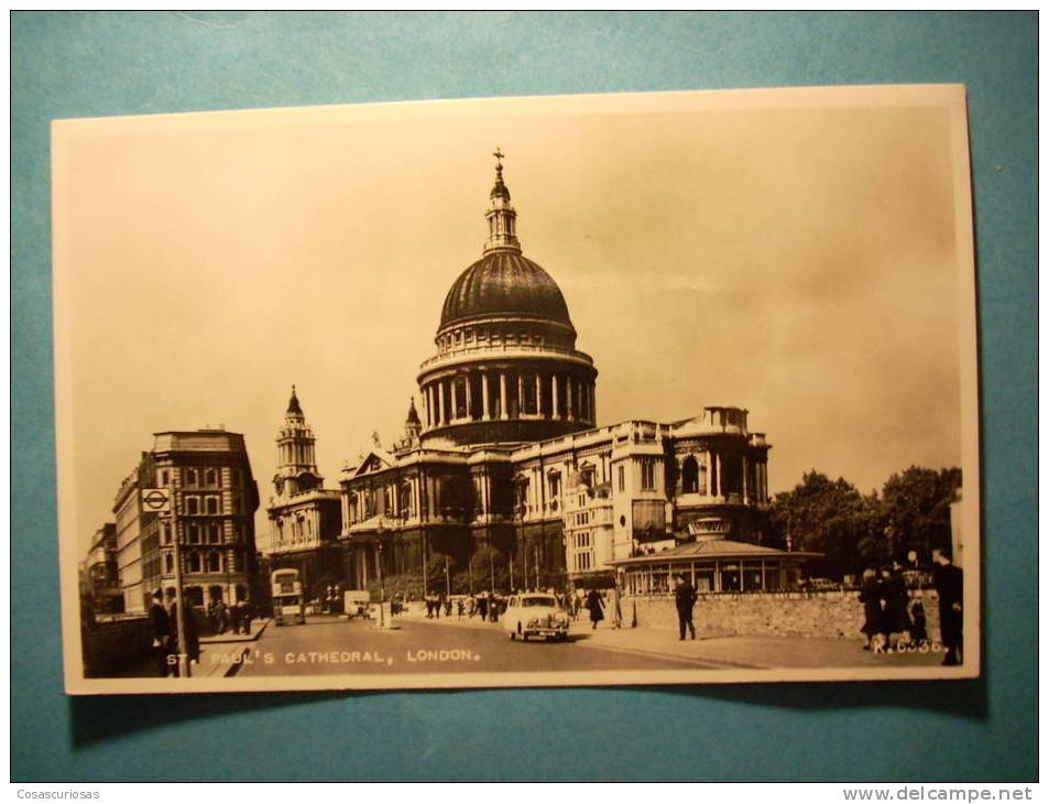 R.9665  INGLATERRA ENGLAND  LONDON LONDRES  ST. PAUL´S CATHEDRAL  ANNEES 40/50  MAS EN MI TIENDA - St. Paul's Cathedral