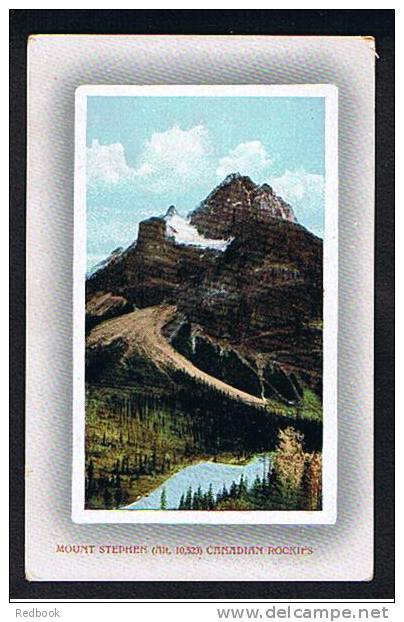 Postcard Mount Stephen Canadian Rockies Near Banff Alberta Canada - Ref 254 - Banff