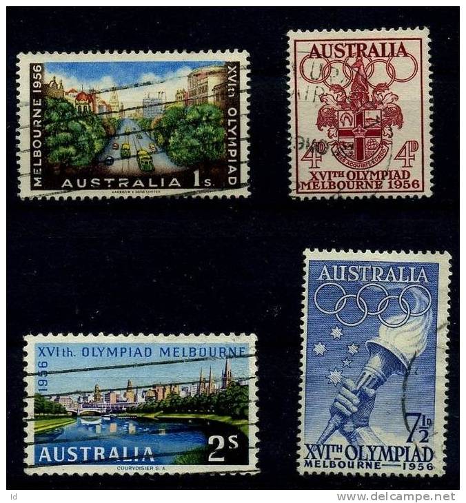 AUSTRALIA - OLYMPIC GAMES 56 - SET USED - Estate 1956: Melbourne