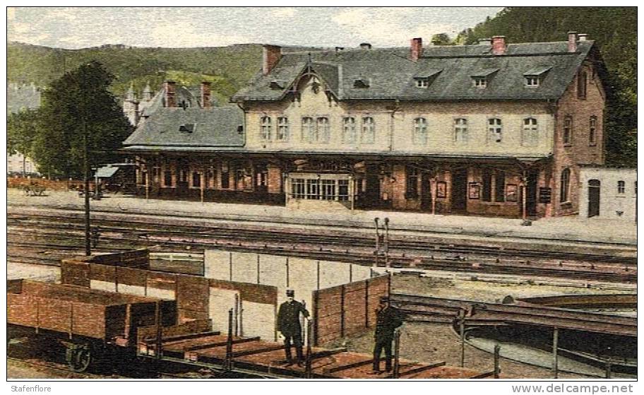 MALMEDY GOEDEREN TREIN  LA GARE DE MALMEDY TRAIN DE MARCHANDISE - Malmedy