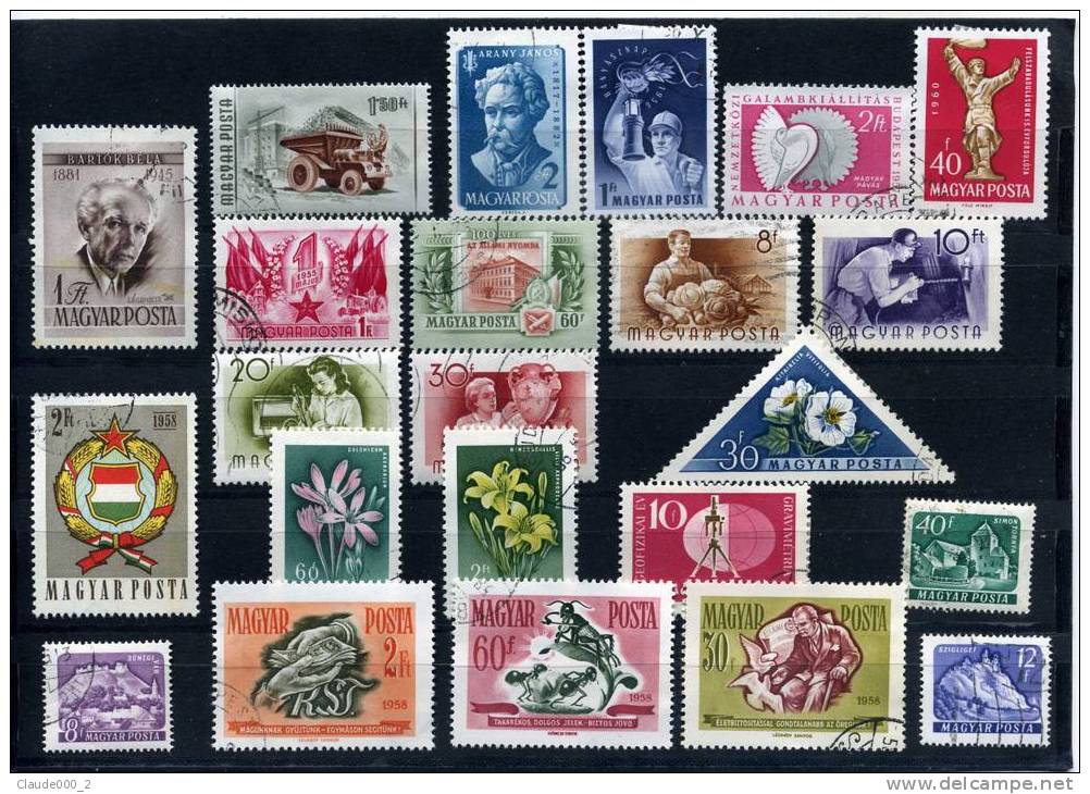 HONGRIE  Lot N° 1 TIMBRES AVEC  CHARNIERES - Collections