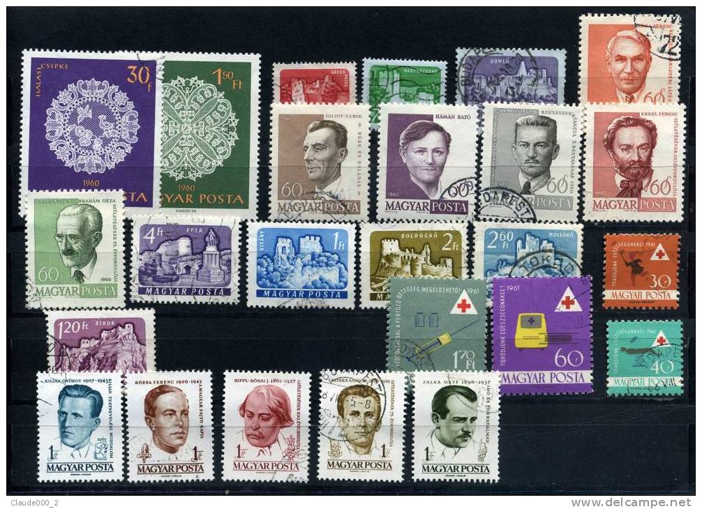 HONGRIE  Lot N° 12 TIMBRES AVEC  CHARNIERES - Lotes & Colecciones