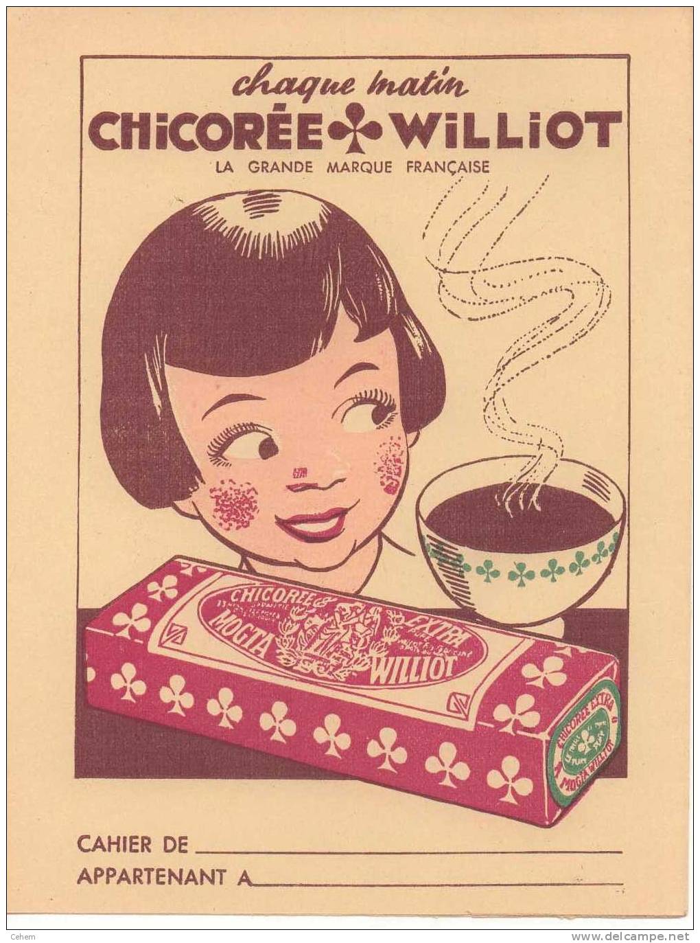 PROTEGE CAHIER CHICOREE WILLIOT - Book Covers