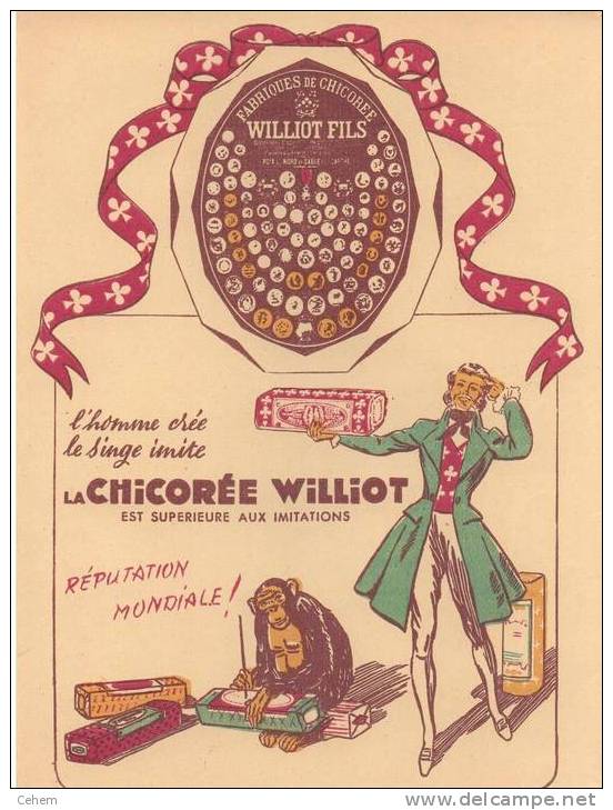 PROTEGE CAHIER CHICOREE WILLIOT - Protège-cahiers