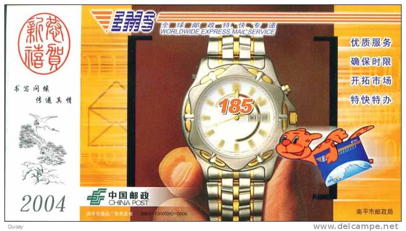 Clock Watch Time  , Prepaid Card , Postal Stationery - Relojería