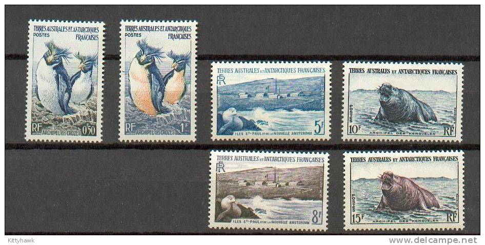 TAAF 183 - YT 2 à 7 *  - Charnières Complètes - Unused Stamps