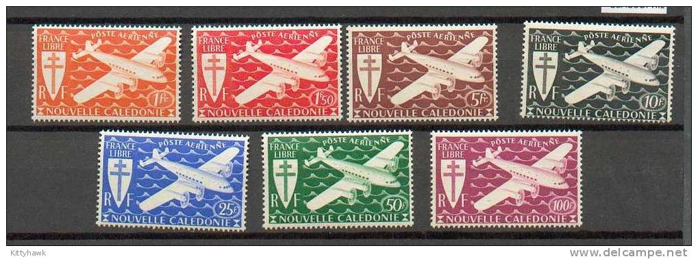 NCE 135 - YT PA 46 à 52 *  - Charnières Complètes, Traces Importantes - Unused Stamps