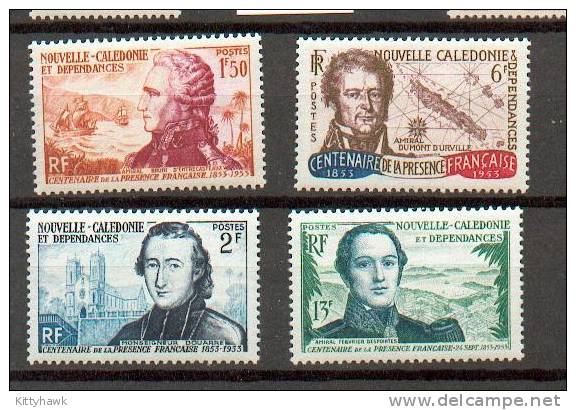 NCE 140 - YT 280  à 283 *  - Charnières Complètes - Unused Stamps