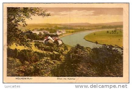 MÜLHEIM-RUHR .  BLICK INS RUHRTAL. - Muelheim A. D. Ruhr