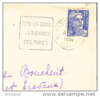 1954 France 03 Allier  Daguin   Neris Les Bains   Thermes  Terme Thermae - Kuurwezen