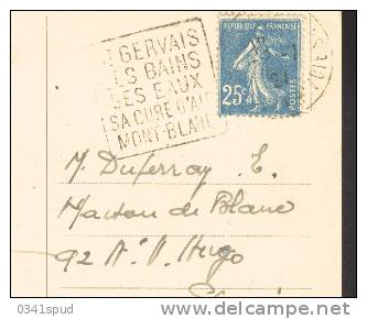 1927  France 74 Haute Savoie   Daguin St. Gervais Les Bains Thermes  Terme Thermae - Kuurwezen