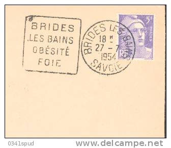 1953 France  73 Savoie Daguin   Brides Les Bains  Thermes  Terme Thermae - Thermalisme