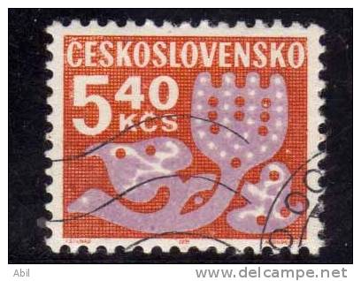 Tchécoslovaquie 1971 N°Y.T. : T 102 Obl. - Postage Due