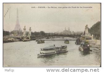 PARIS - La Seine, Vue Prise Du Pont De La Concorde - The River Seine And Its Banks