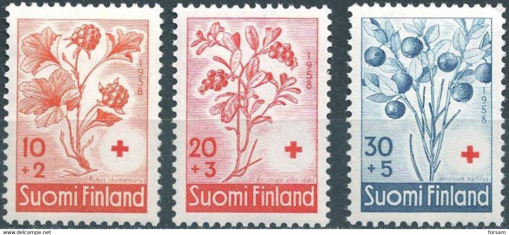 FINLAND..1958..Michel # 499-501...MLH. - Neufs