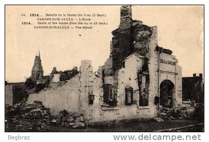 PARGNY SUR SAULX        L ECOLE                 BATAILLE DE LA MARNE   GUERRE - Pargny Sur Saulx