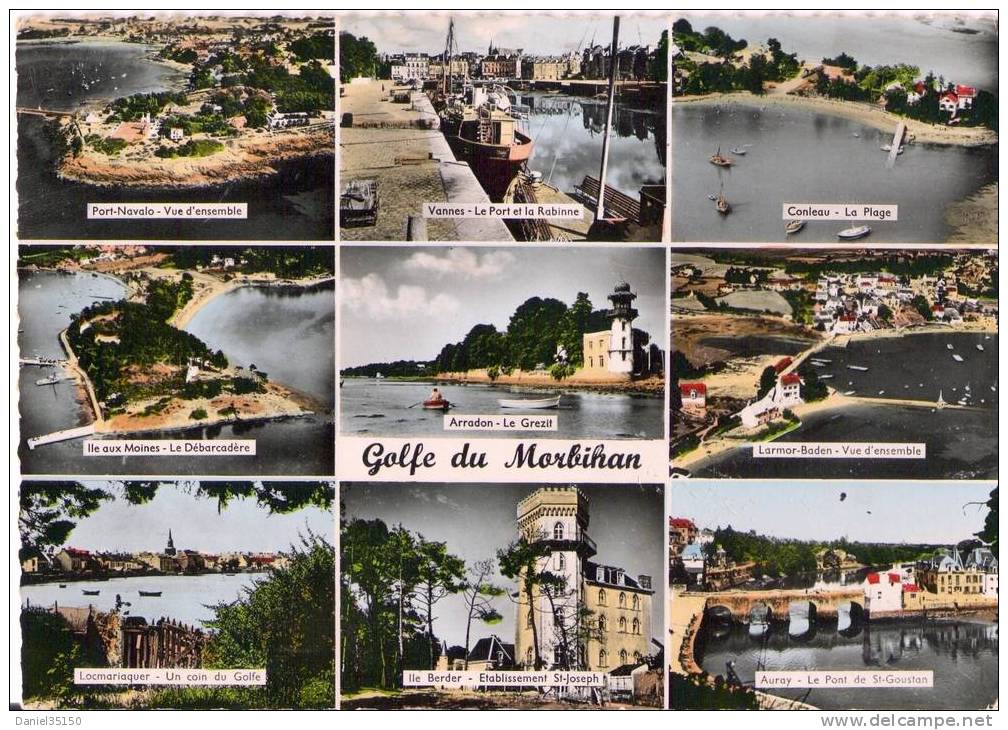 Golfe Du Morbihan CPSM Grand Format Non écrite Editeur Artaud - Altri & Non Classificati