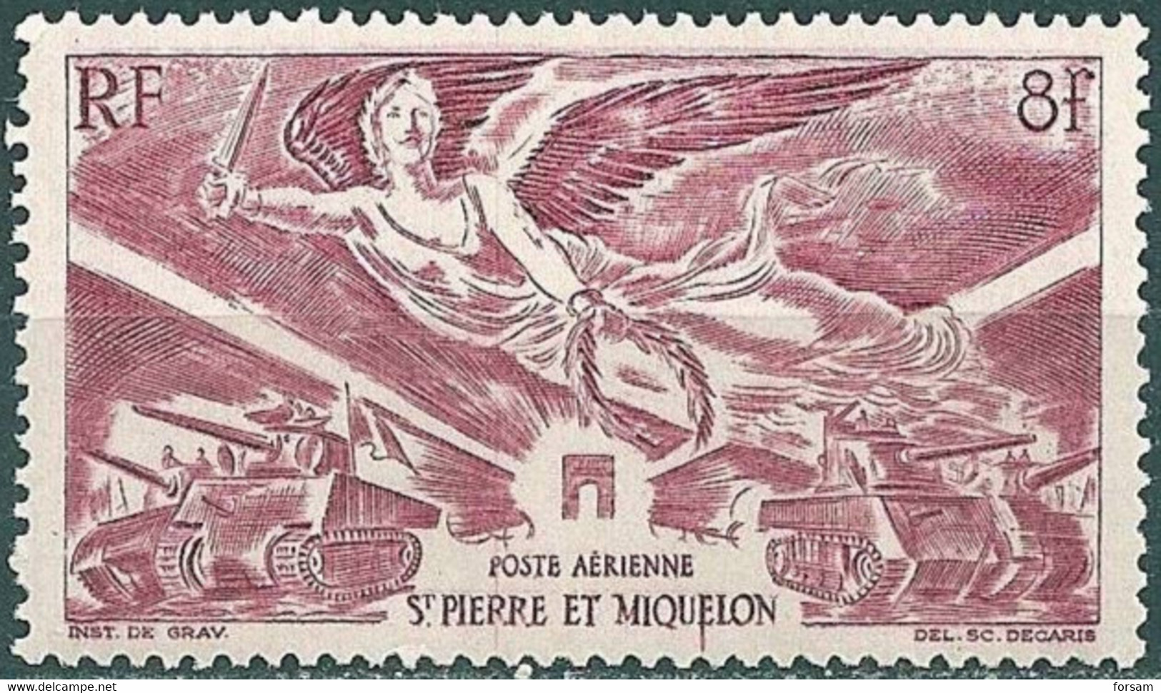 SAINT-PIERRE & MIQUELON..1946..Michel # 340...MLH. - Unused Stamps