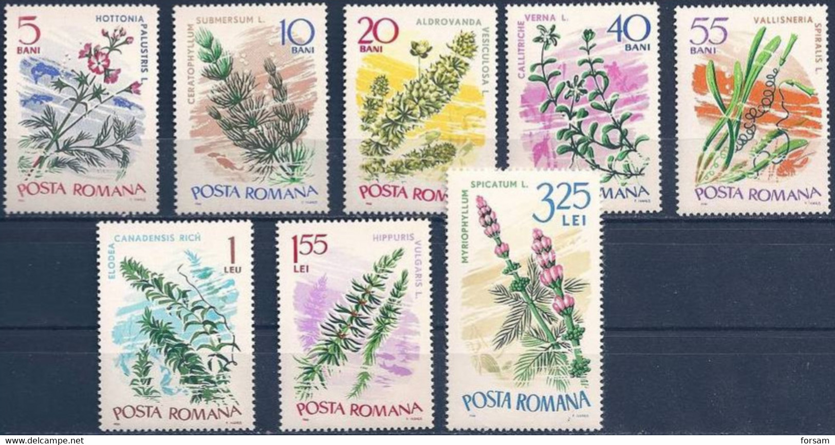 ROMANIA..1966..Michel # 2525-2532...MLH. - Unused Stamps