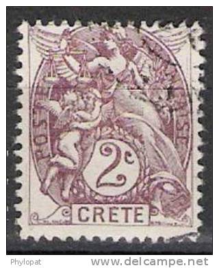 CRETE Bureau Francais 1902 N°2 @ Affaire 25% Cote - Autres & Non Classés