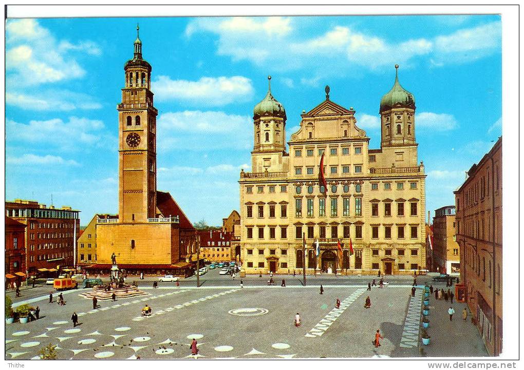 AUGSBURG Rathaus Und Perlachturm - Augsburg