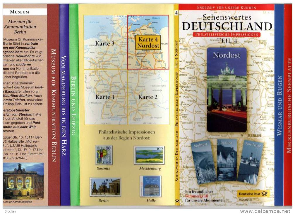 Philatelistische Exkursion Teil 4 Deutschland Nordost Mit 5 Kompletten Serien O 30€ - Autres & Non Classés