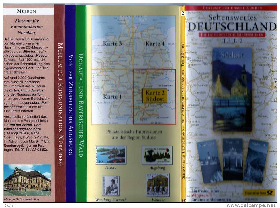 Philatelistische Exkursion Teil 2 Deutschland Südost Mit 5 Kompletten Serien O 37€ - Other & Unclassified