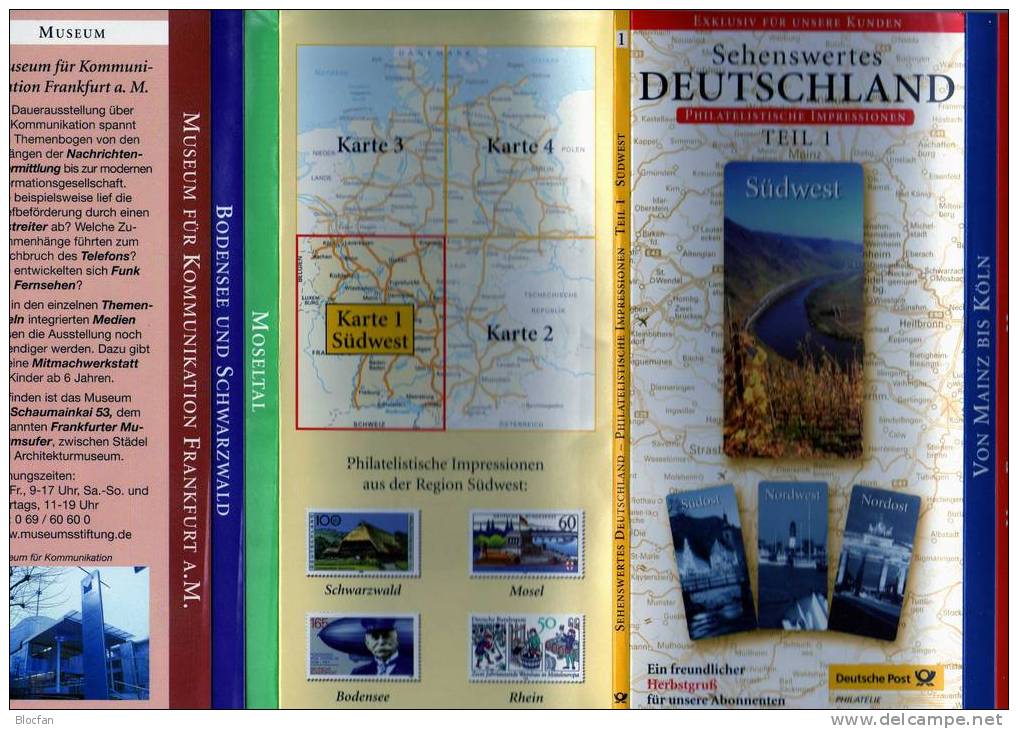 Philatelistische Exkursion Teil 1 Deutschland Südwest Mit 5 Kompletten Serien O 33€ - Sonstige & Ohne Zuordnung