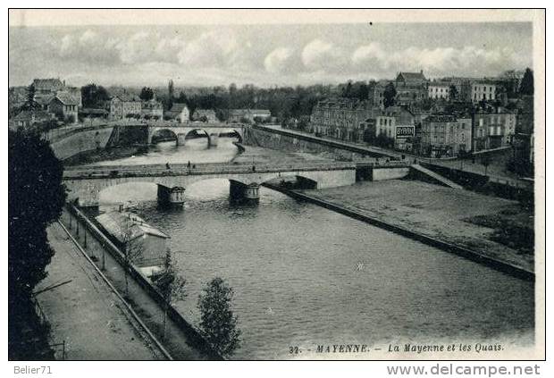 53 / Mayenne. La Mayenne Et Les Quais - Mayenne