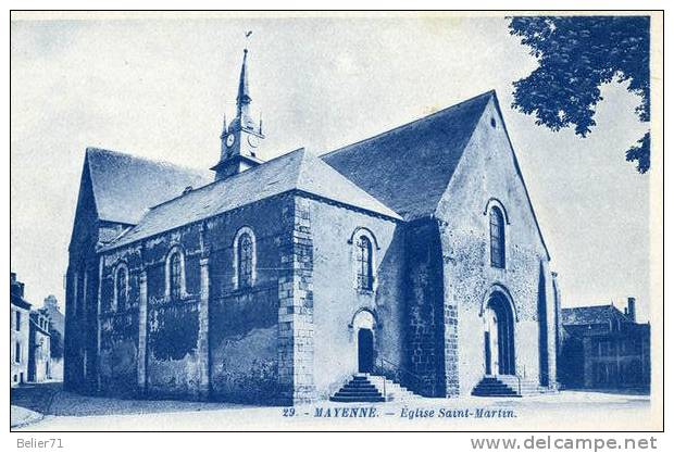 53 / Mayenne. Eglise St Martin - Mayenne