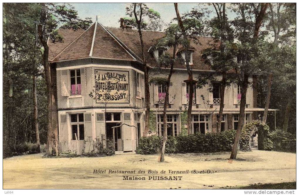 /78/  VERNEUIL HOTEL RESTAURANT DES BOIS  MAISON PUISSANT - Verneuil Sur Seine