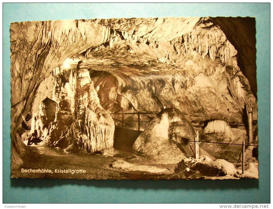 R.9718 RENANIA DEL NORTE WESTFALIA ALEMANIA GERMANY ISERLOHN KRISTALLGROTTE CUEVA GROTTE CAVE AÑOS 40/50 MAS EN MI TIEND - Iserlohn