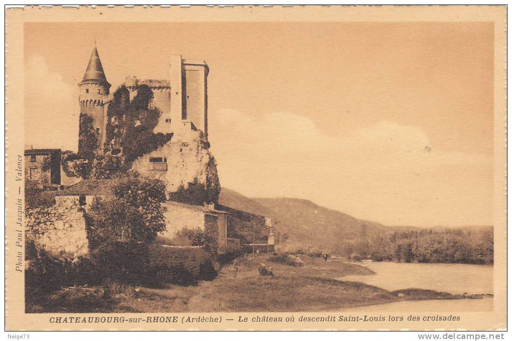 Cpa De Chateaubourg Sur Rhone - Sonstige & Ohne Zuordnung