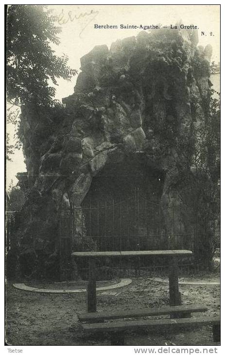 Berchem Sainte-Agathe - La Grotte -1908 - St-Agatha-Berchem - Berchem-Ste-Agathe