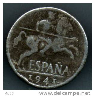 Espagne 10 Centimos 1941 Tb - 10 Centesimi