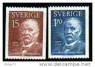 SUEDE         Neuf **      Y. Et T. N° 444 Et 445         Cote: 5.25 Euros - Unused Stamps