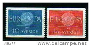 SUEDE         Neuf **      Y. Et T. N° 454 Et 455         Cote: 0.90 Euros - Unused Stamps