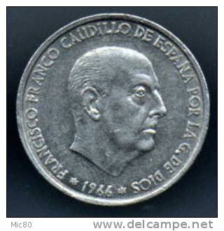 Espagne 50 Centimos 1966 (67) Ttb - 50 Céntimos