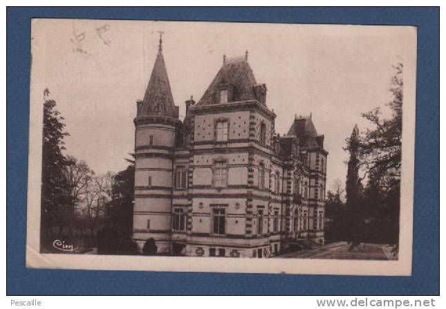 CP SAINT PIERRE LE MOUTIER - NIEVRE - CHATEAU DE BEAUMONT - CIRCULEE EN 1948 - COMBIER CIM - Saint Pierre Le Moutier