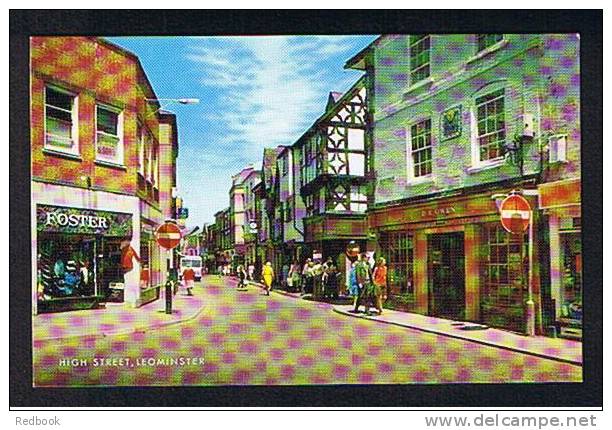 High Street Leominster Herefordshire J. Salmon Postcard  - Ref 256 - Herefordshire