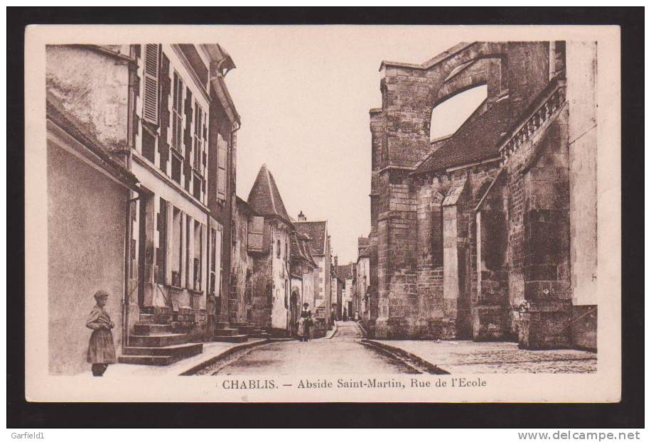 Chablis   (B540)   Abside Saint - Martin Rue De I´Ecole - Chablis