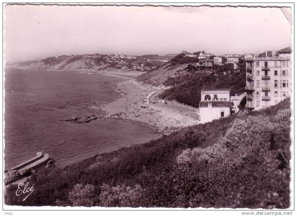 CPA - GUETHARY - Vue Sur La Plage - Bidart - N/b - 1955 ! - - Guethary